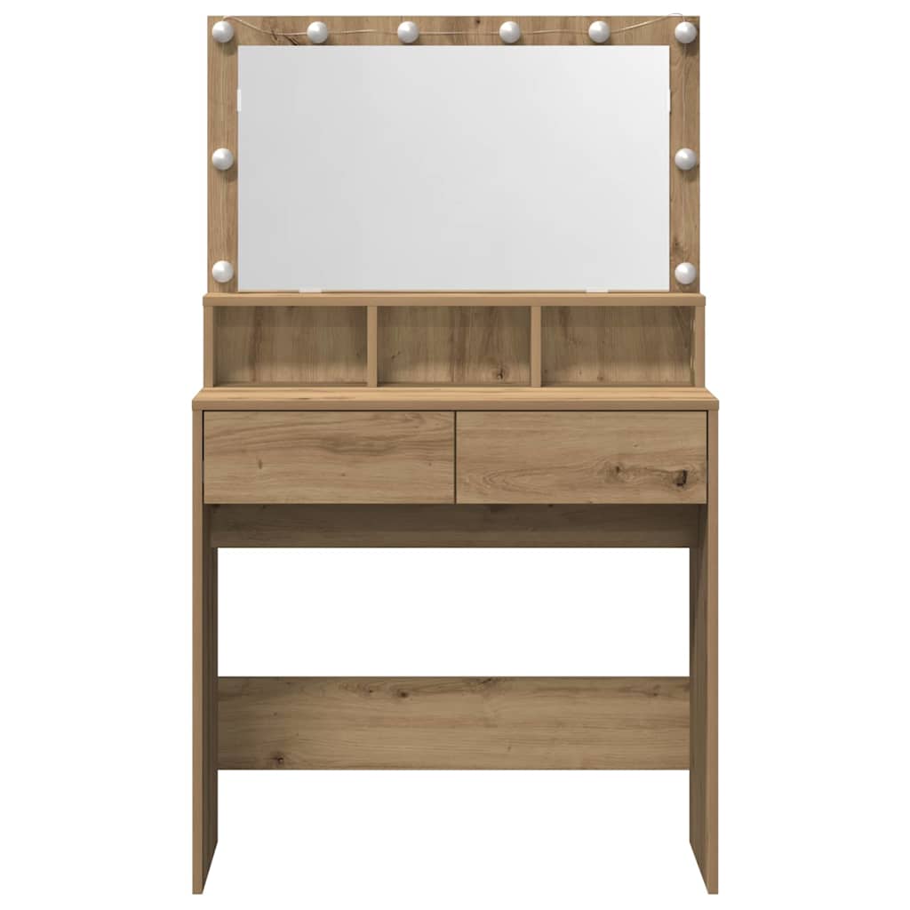 Dressing Table Artisan Oak 80 x 41 x 134.5 cm Engineered Wood