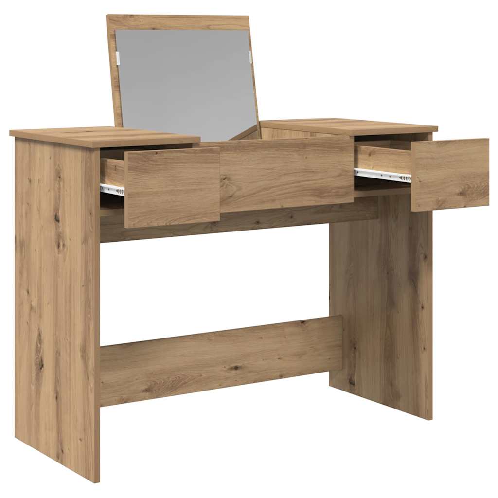 Cosmetic Table with Drawer Artisan Oak 100 x 45 x76 cm