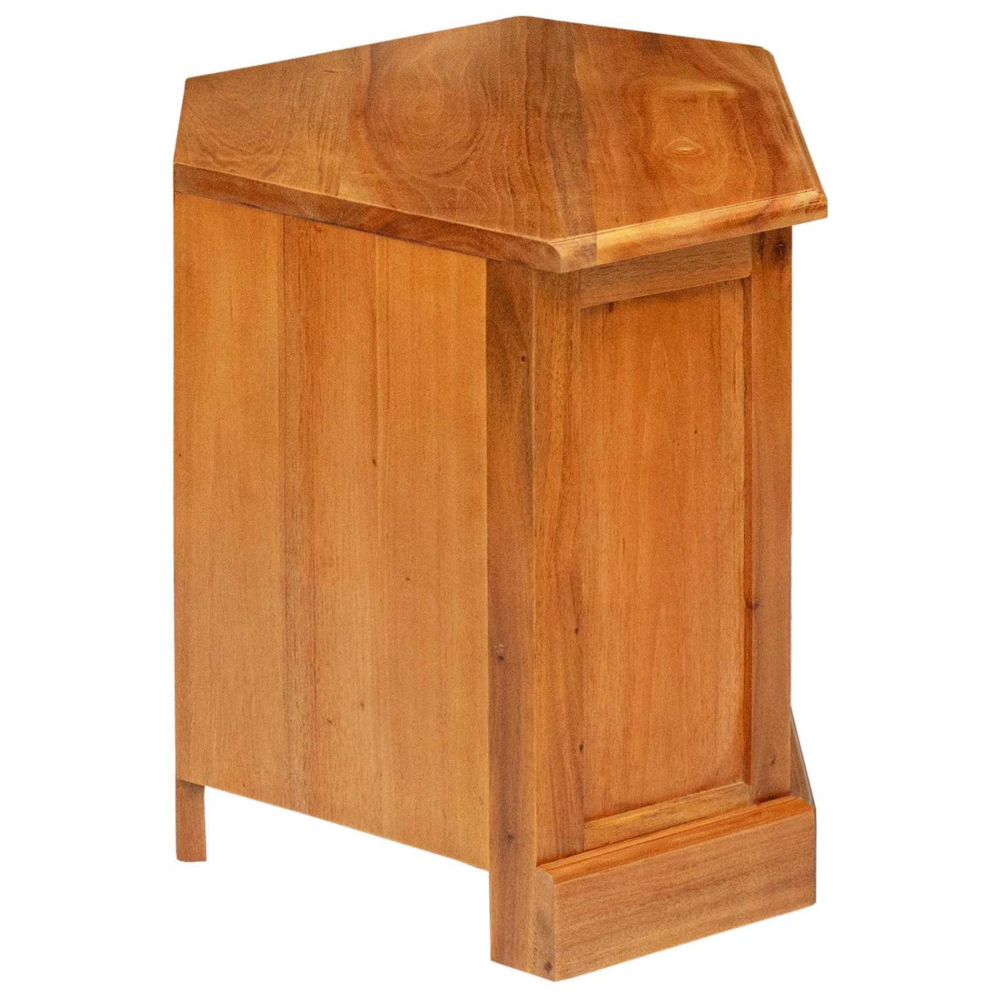 CornerTVCabinet Natural 79 x 40 x 46 cm Solid Mahogany Wood