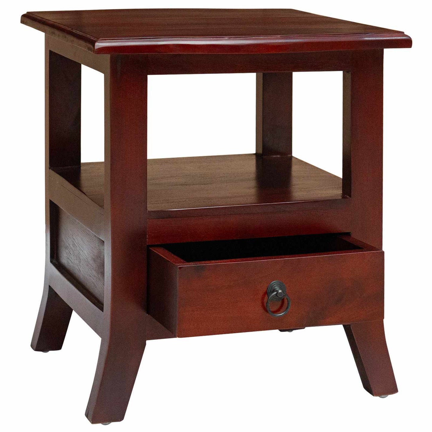 Bedside Cabinet Brown 40 x 40 x 45,5 cm Solid Mahogany Wood