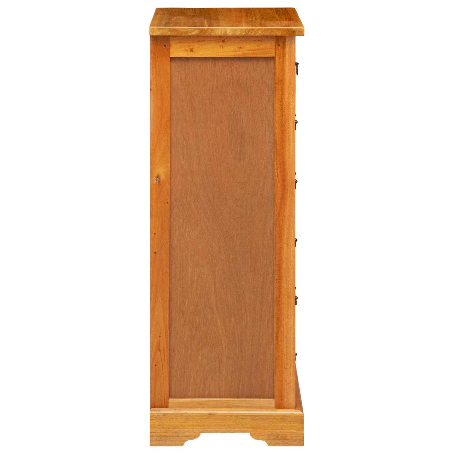 Chest of Drawers Natural 45 x 35 x 100.5 cm Solid Mahogany Wood