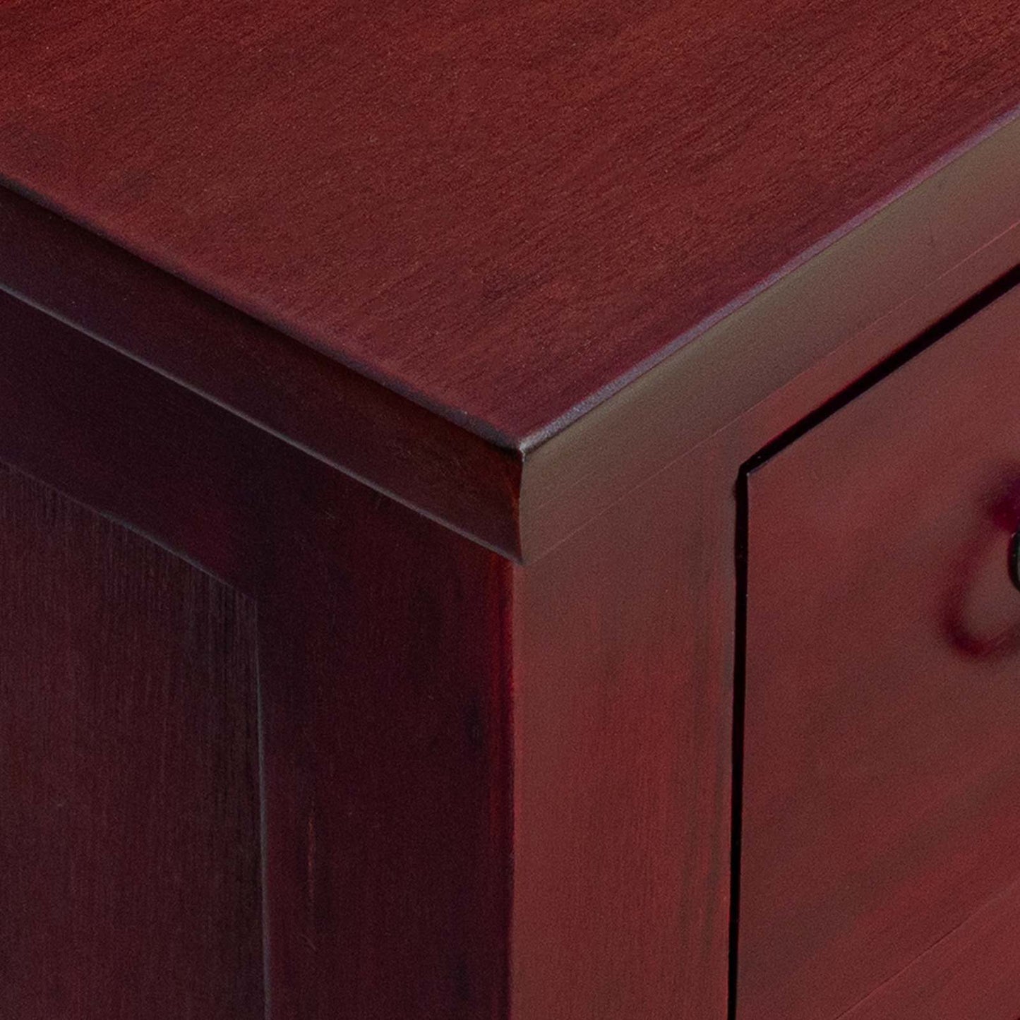 Chest of Drawers Brown 45 x 35 x 100.5 cm Solid Mahogany Wood
