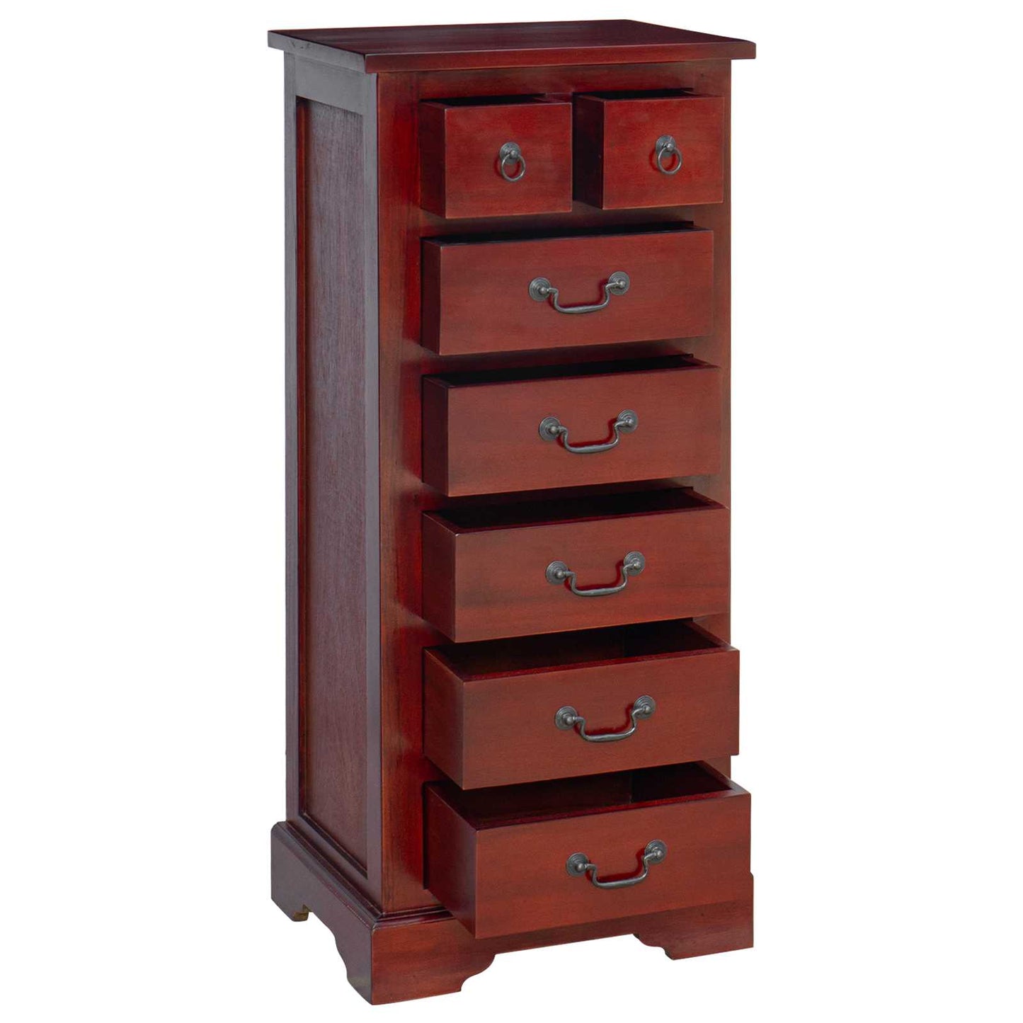 Chest of Drawers Brown 45 x 35 x 100.5 cm Solid Mahogany Wood