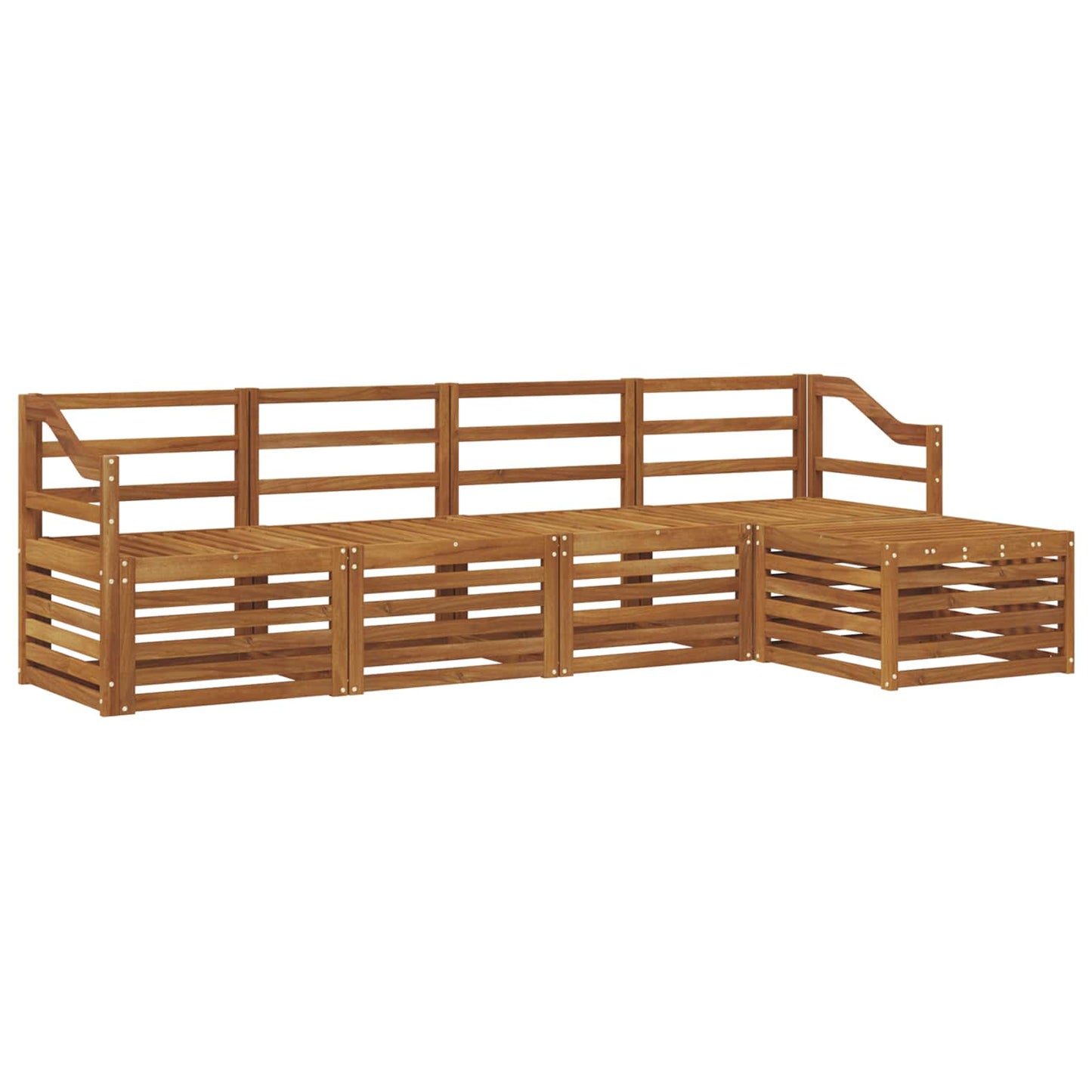 Outdoor Sofa Set 5 pcs Natural