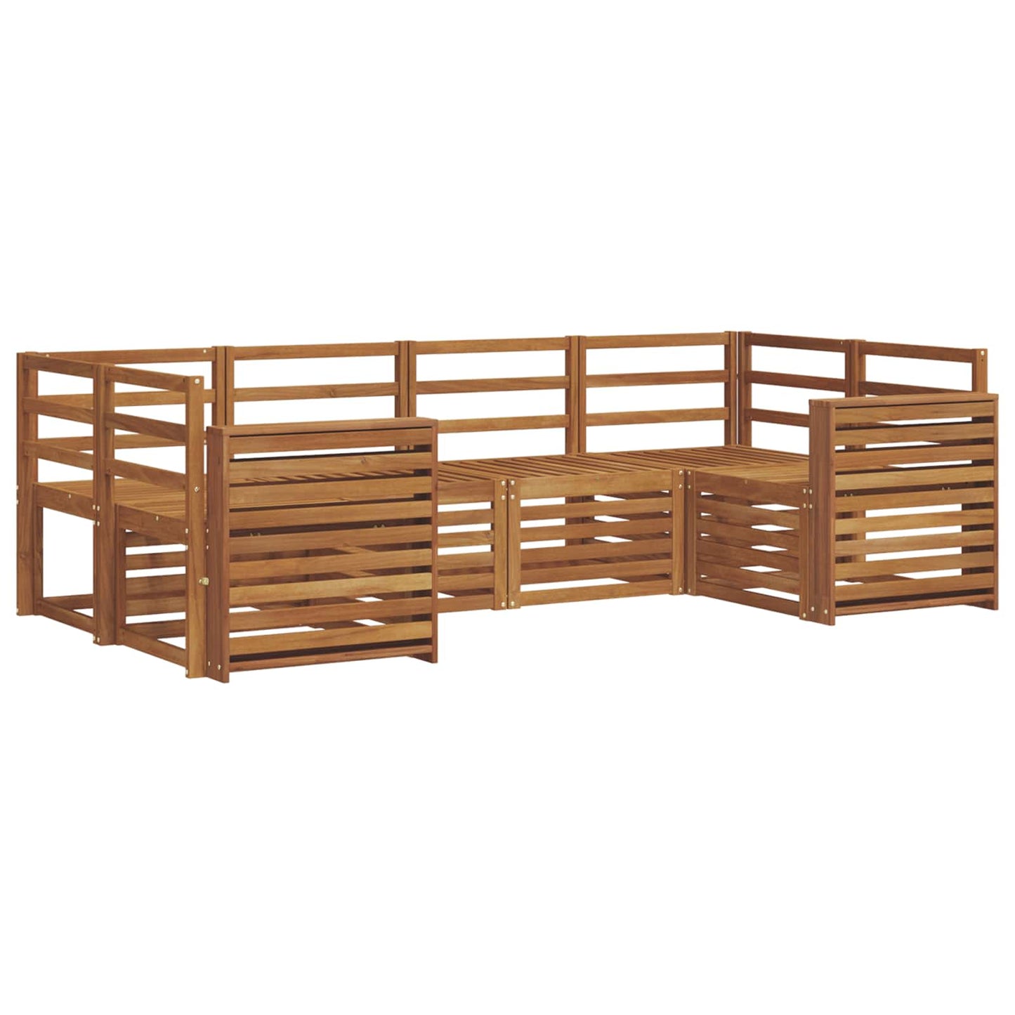 Sectional Sofa Set 6 pcs Natural