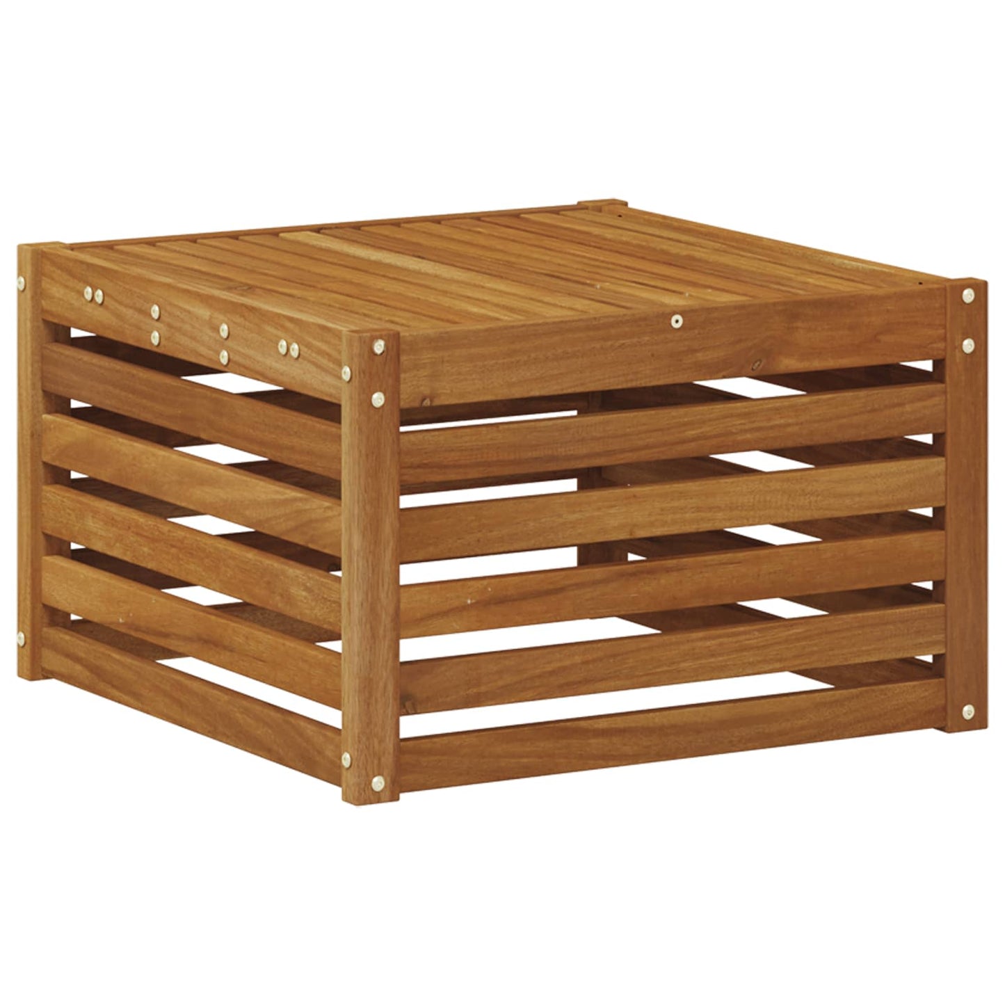 Outdoor Sofa Set Natural 59 x 59 x 37 cm Solid Acacia Wood