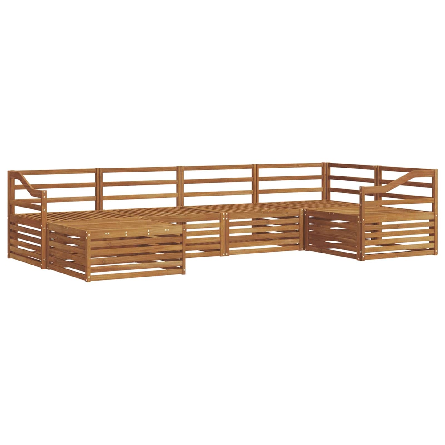 Outdoor Sofa Set 6 pcs Natural