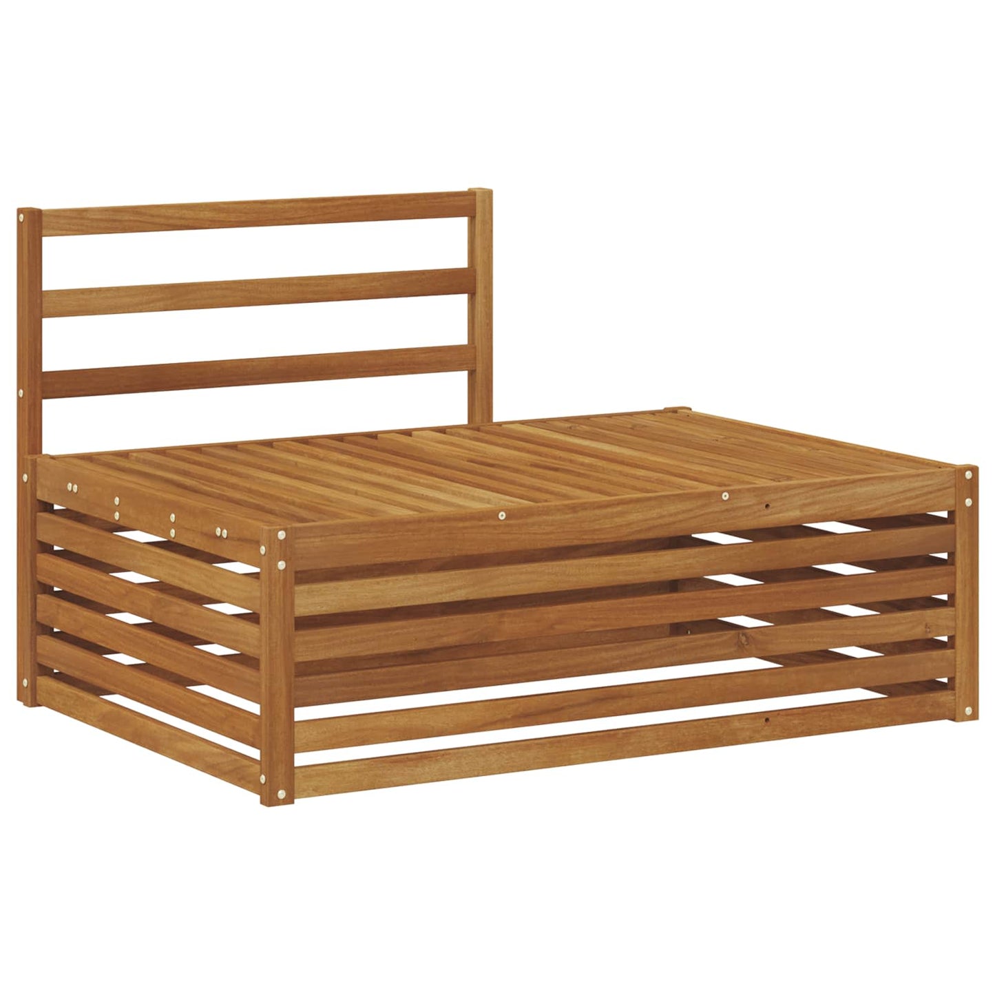 Outdoor Sofa Set 5 Piece Natural Solid Acacia Wood