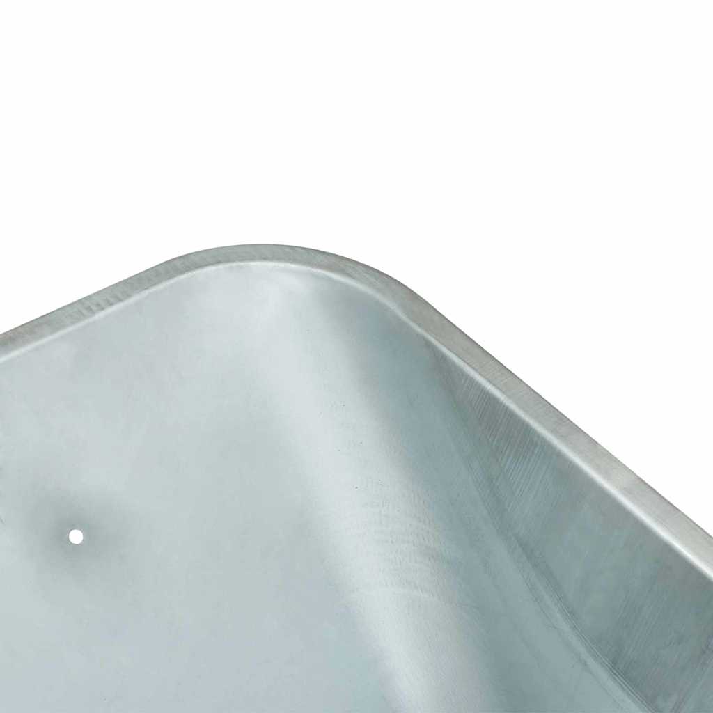 Wheelbarrow Tray Replacement Silver 88 x 60 x 32 cm Steel