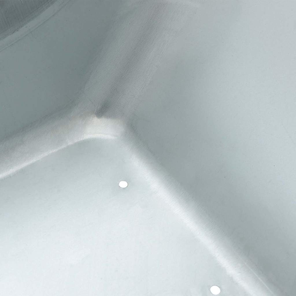 Wheelbarrow Tray Replacement Silver 88 x 60 x 32 cm Steel