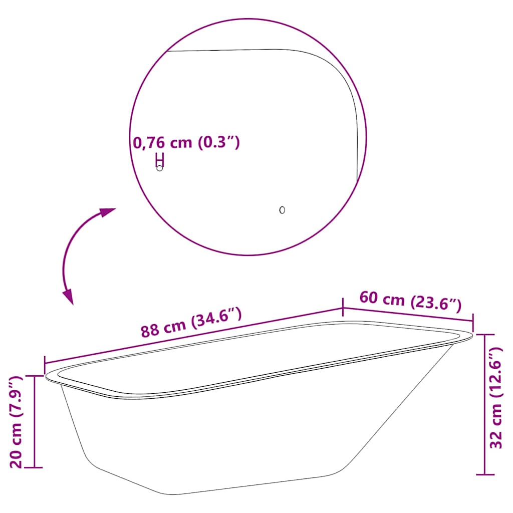 Wheelbarrow Tray Replacement Silver 88 x 60 x 32 cm Steel
