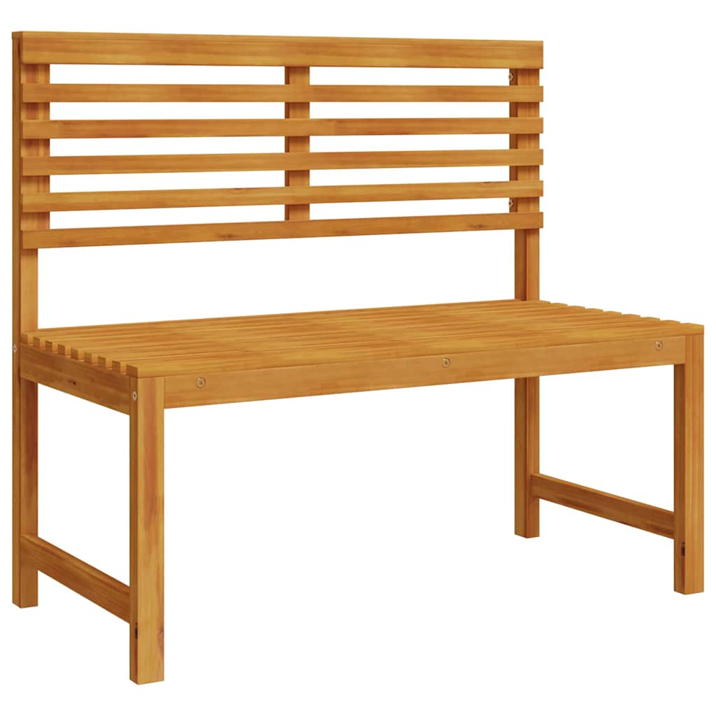 Garden Bench Set 5 pcs Brown Solid Acacia Wood