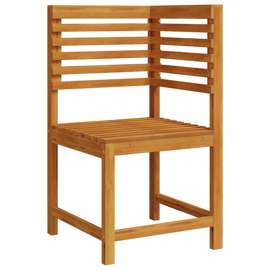 Garden Bench Set 3 pcs Brown Solid Acacia Wood