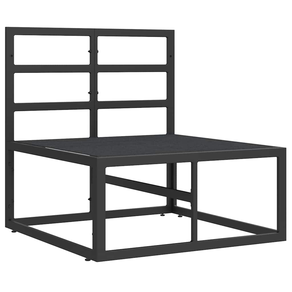 Outdoor Furniture Black and Anthracite 70 x 71.5 x 71 cm Metal