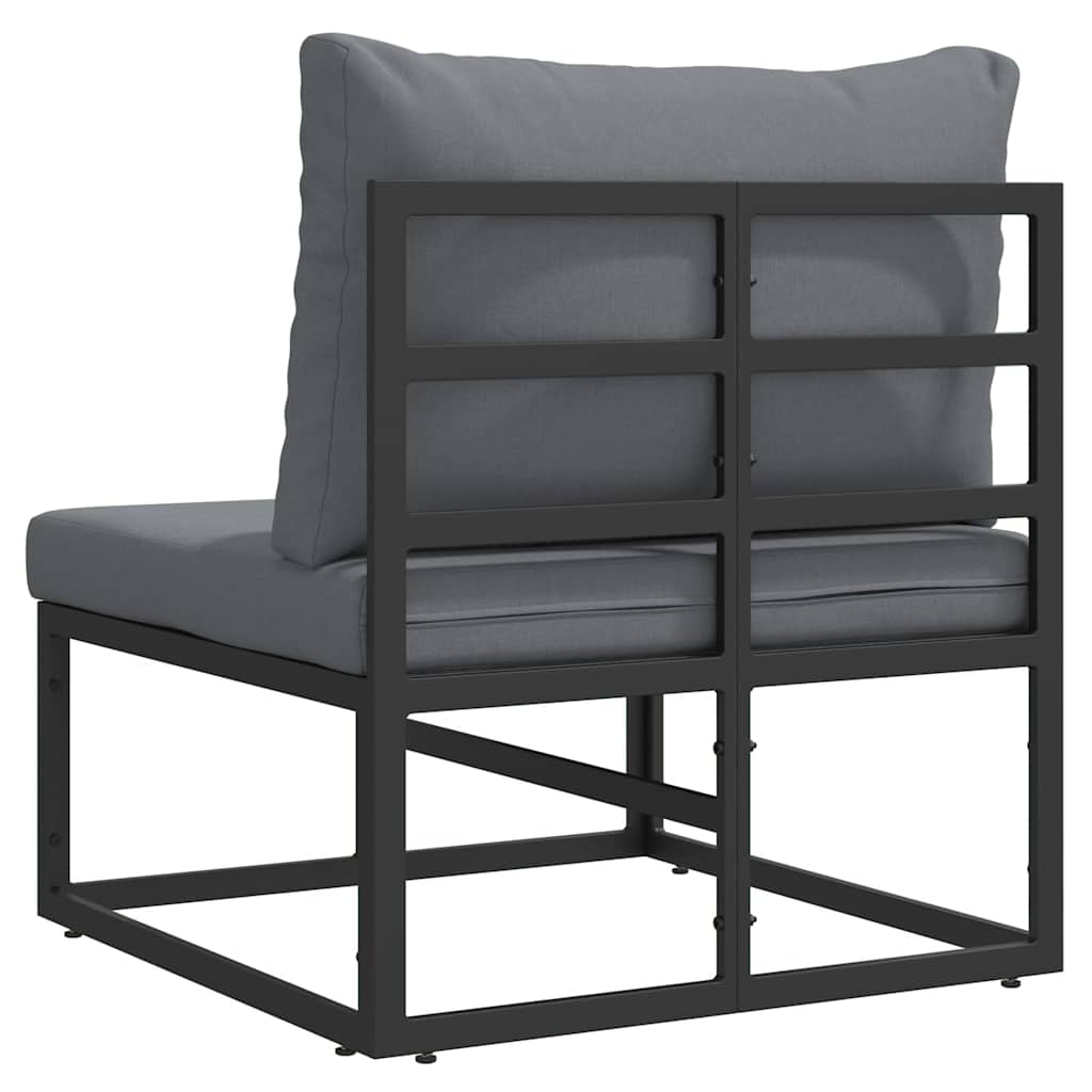 Outdoor Furniture Black and Anthracite 70 x 71.5 x 71 cm Metal