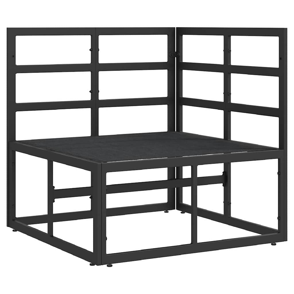 Outdoor Furniture Black and Anthracite 71.5 x 71.5 x71 cm Metal
