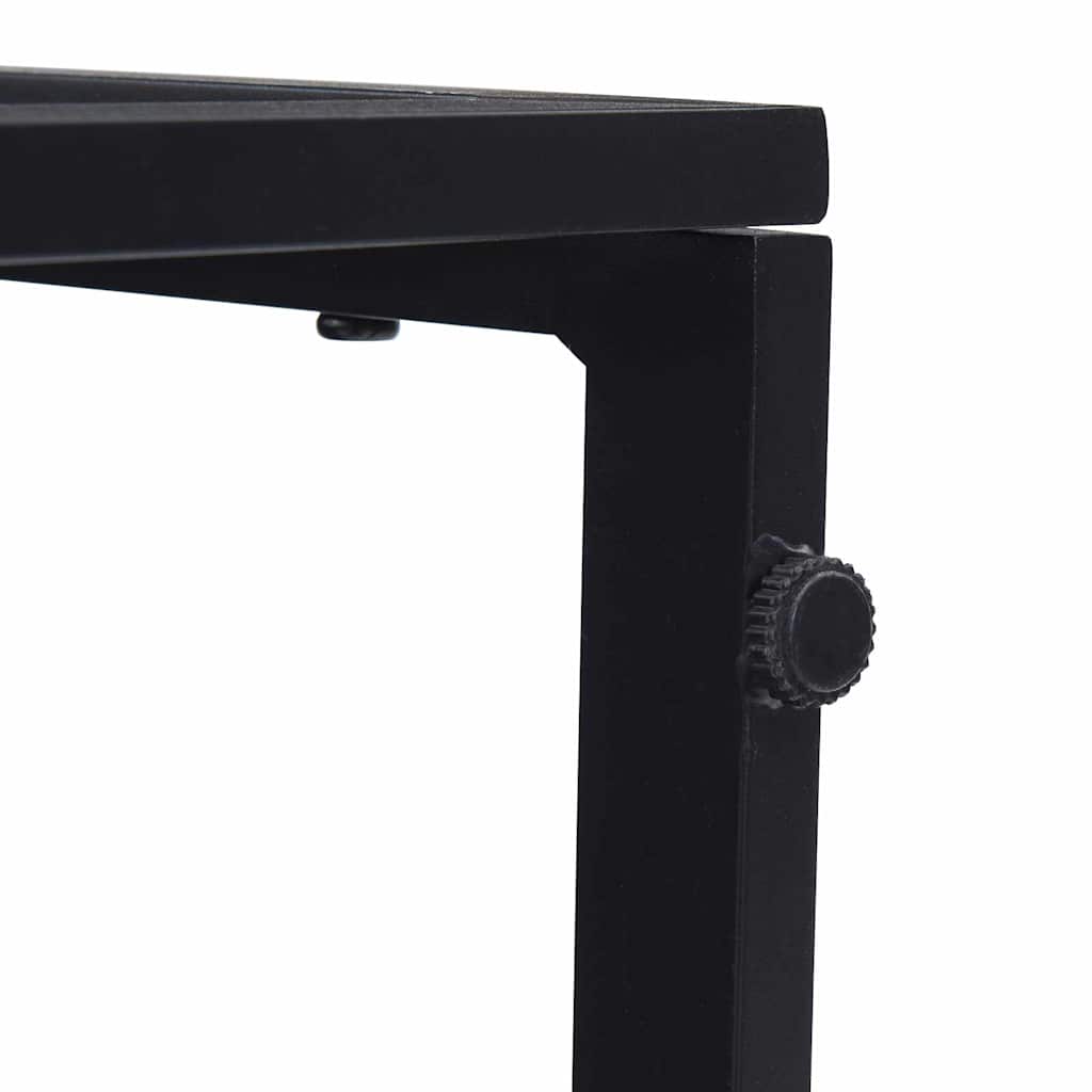 Outdoor Furniture Black 70 x 70 x32 cm Metal