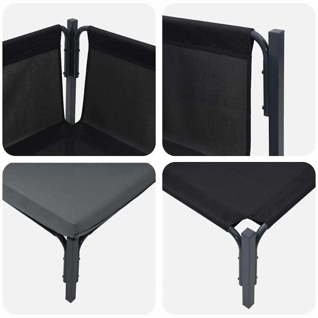 Outdoor Furniture 2 Piece Anthracite 80 x 80 x 71 cm Steel
