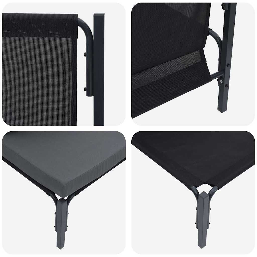 Outdoor Furniture 2 Piece Anthracite 80 x 80 x 71 cm Steel