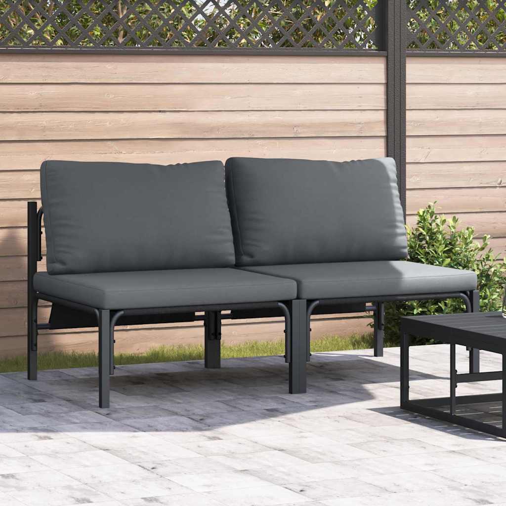 Outdoor Furniture 2 Piece Anthracite 80 x 80 x 71 cm Steel