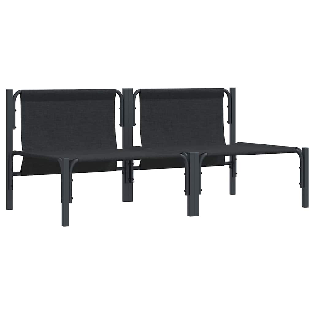 Outdoor Furniture 2 Piece Anthracite 80 x 80 x 71 cm Steel
