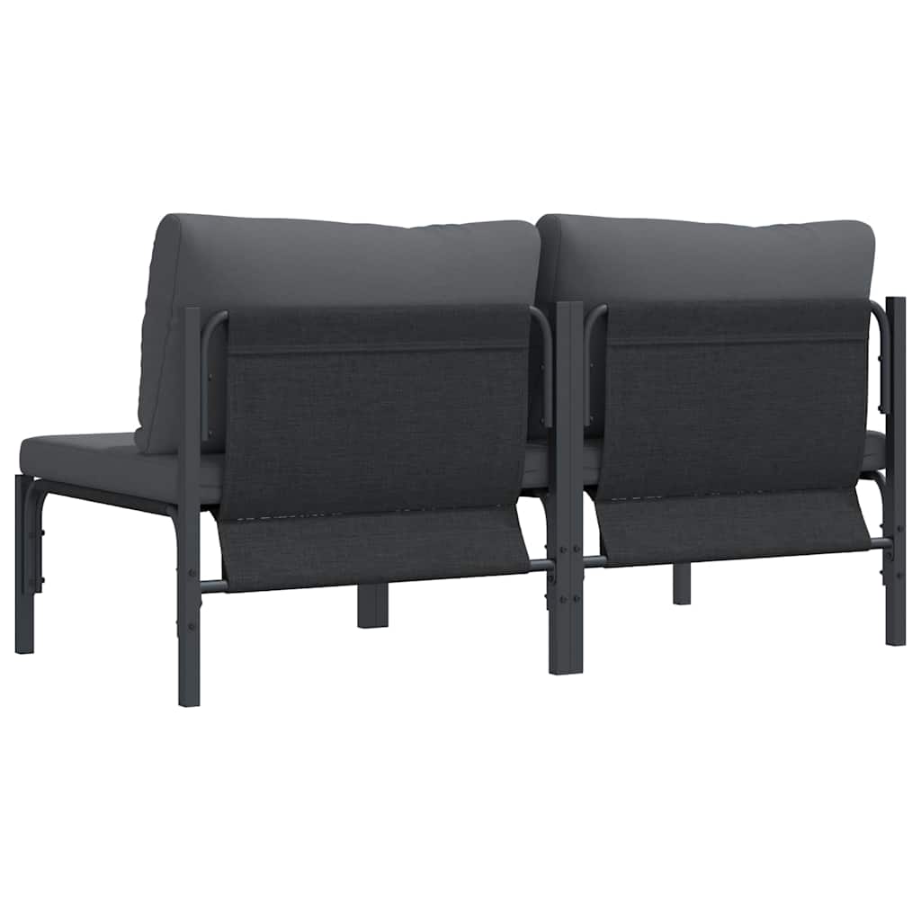 Outdoor Furniture 2 Piece Anthracite 80 x 80 x 71 cm Steel