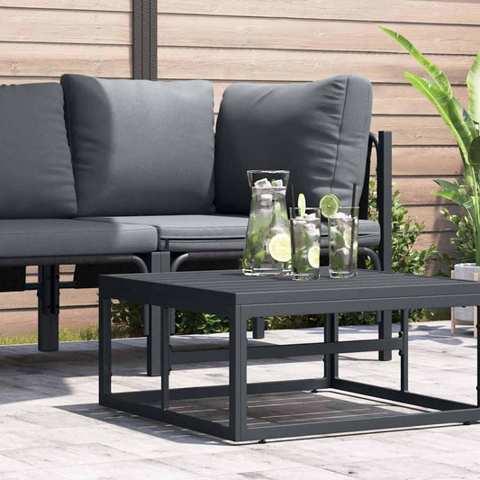Outdoor Furniture Anthracite 70 x 70.5 x 32 cm Steel