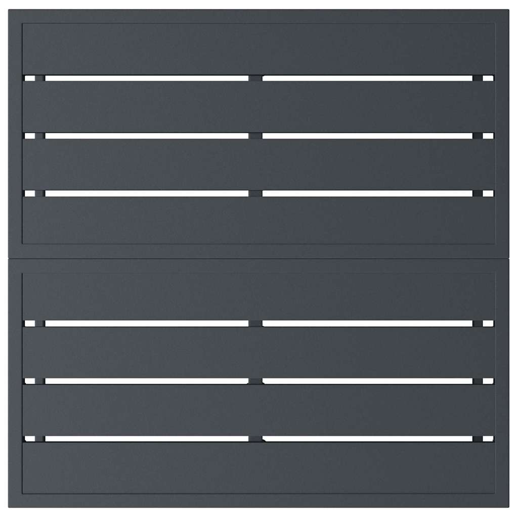 Outdoor Furniture Anthracite 70 x 70.5 x 32 cm Steel