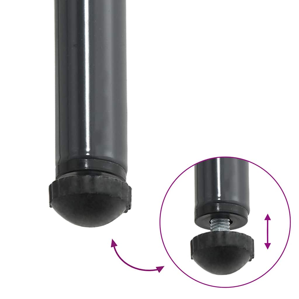 vidaXL Garden Dining Set 3 pcs Brown, Black, Cream 35 x 35 x 45 cm