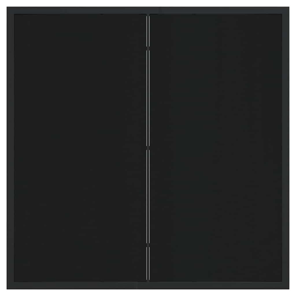 Garden Table Black 80 x 80 x 73 cm Metal