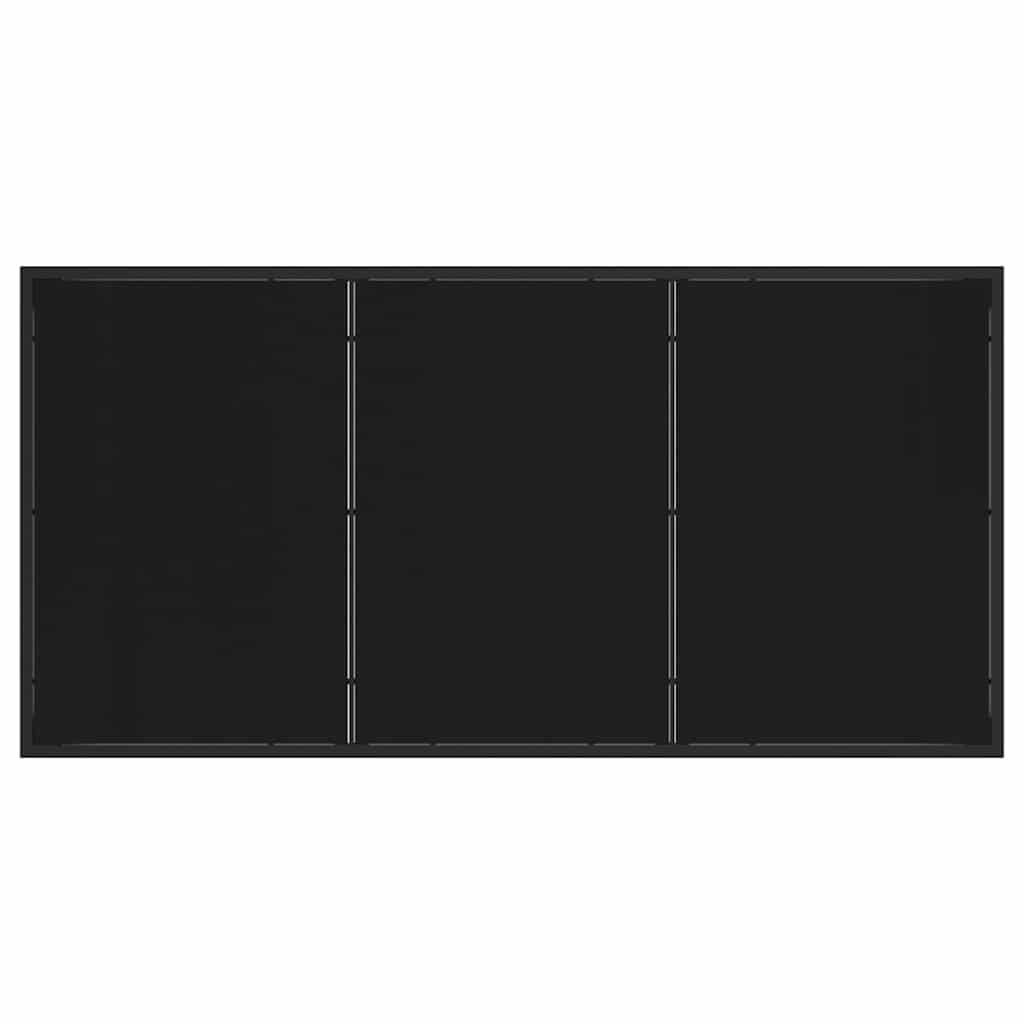 Garden Table Black 160 x 80 x 73 cm Metal