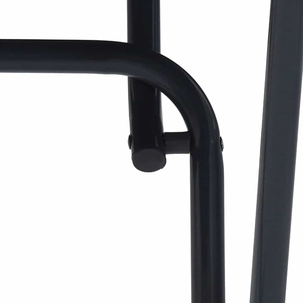 Garden Table Folding Anthracite 50 x 50 x 72 cm Metal
