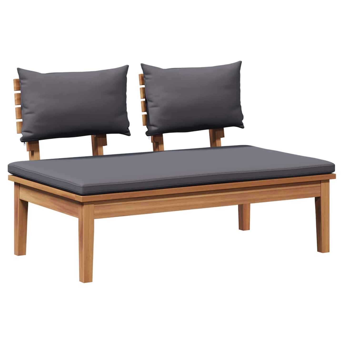 Garden Sofa Set 3 pcs Brown and Grey