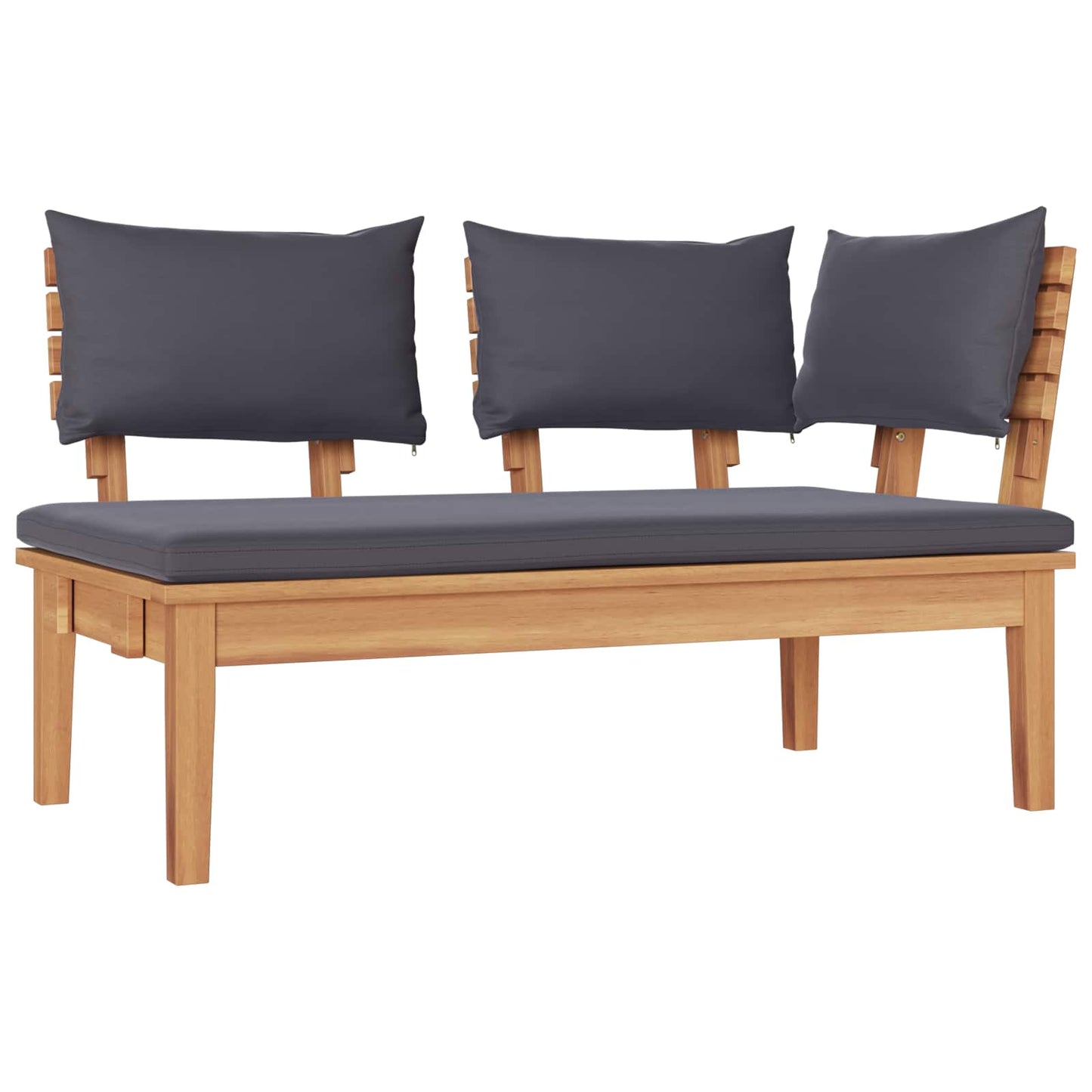 Garden Sofa Set 5 pcs Brown and Grey