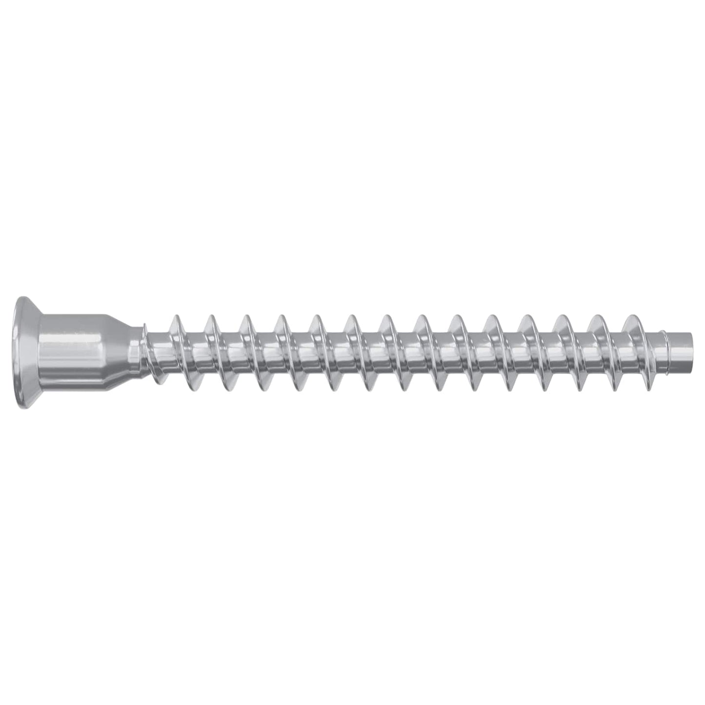 Confirmat Screws 2100 pcs Silver Metal