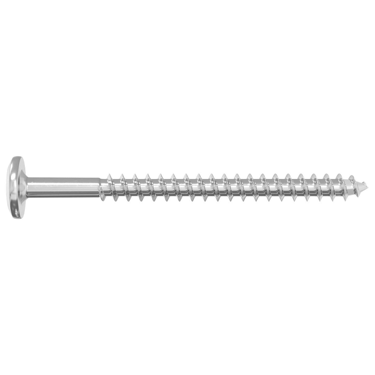 Wood Screws 1900 pcs Silver Steel