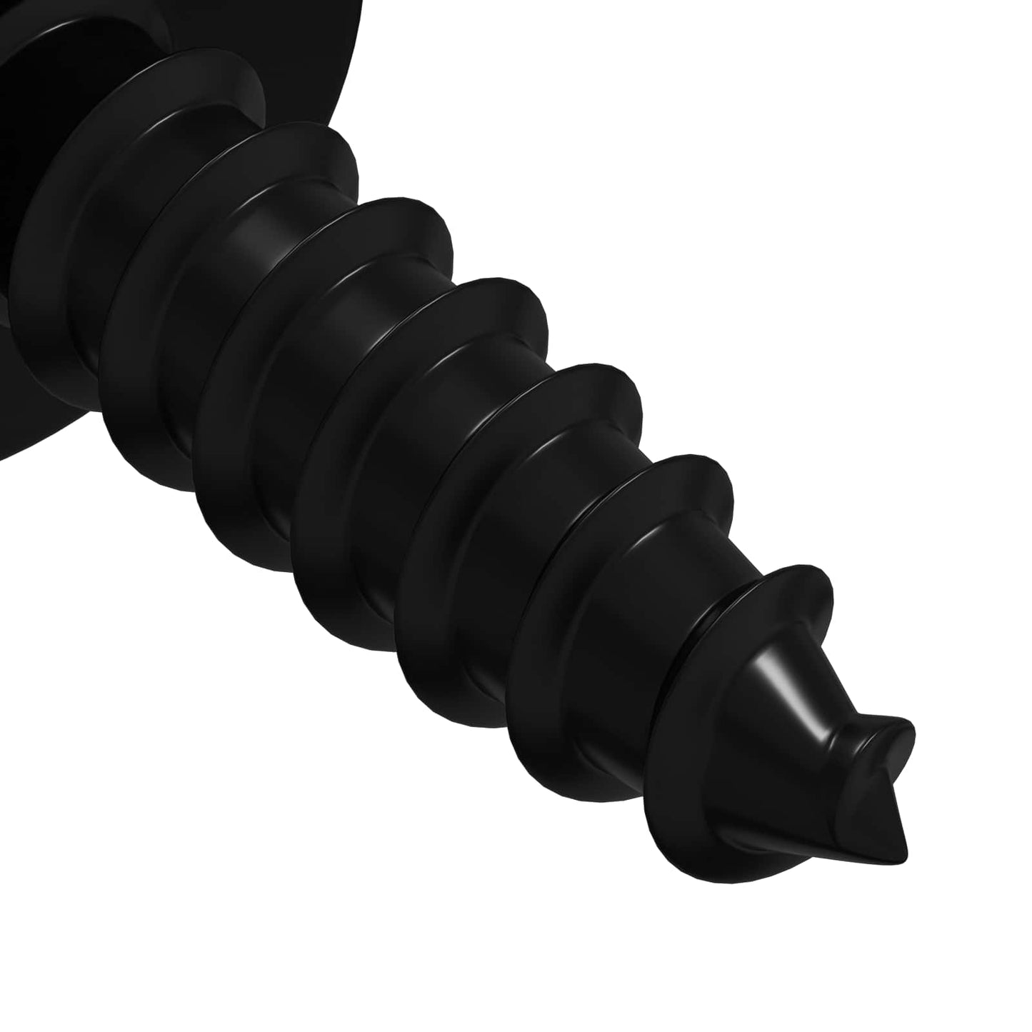 Self Tapping Nail 16364 pcs Black 3.5 x 12 mm Iron