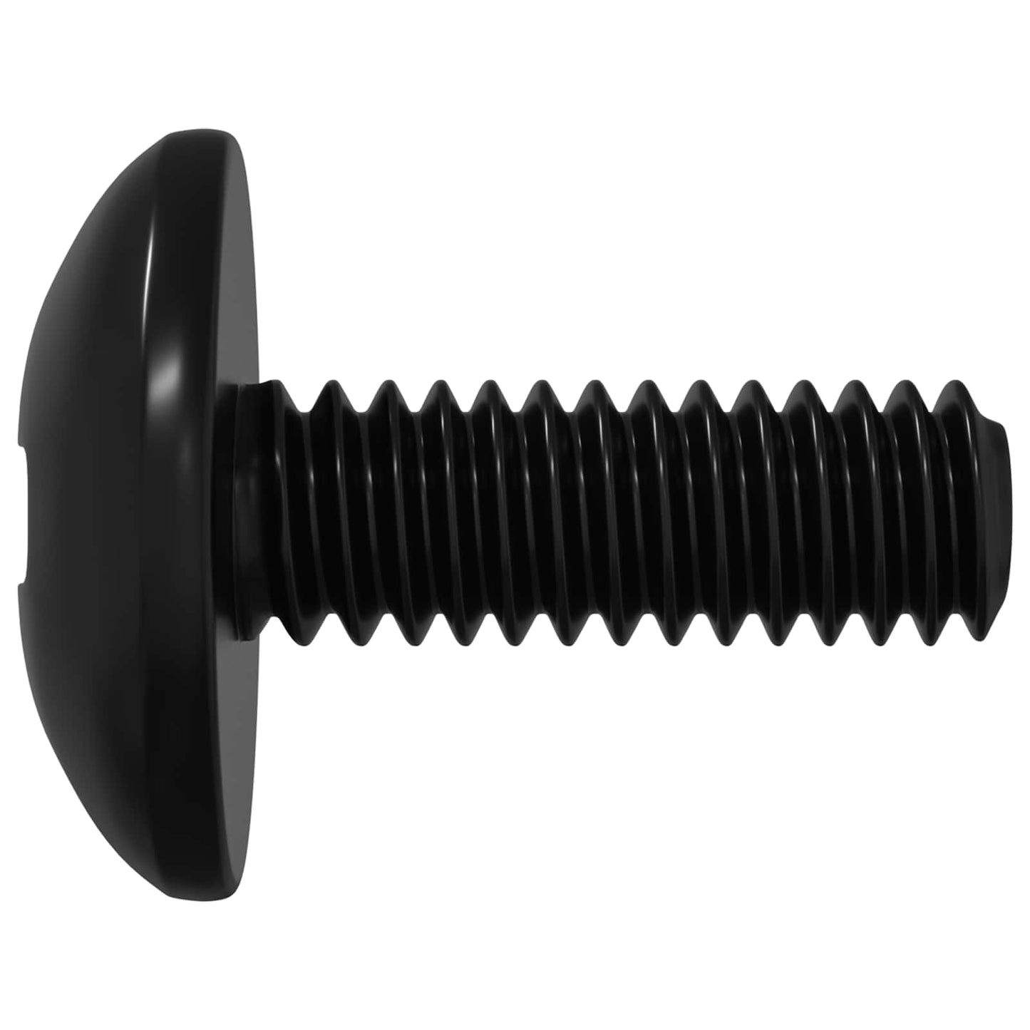 Sleeve Screws 8182 pcs Black M4 x 10 mm Iron