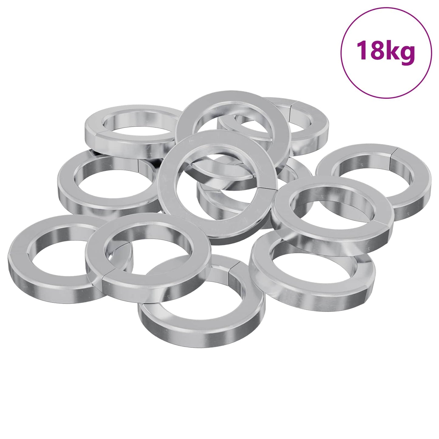 Spring Washer 15929 pcs White Iron