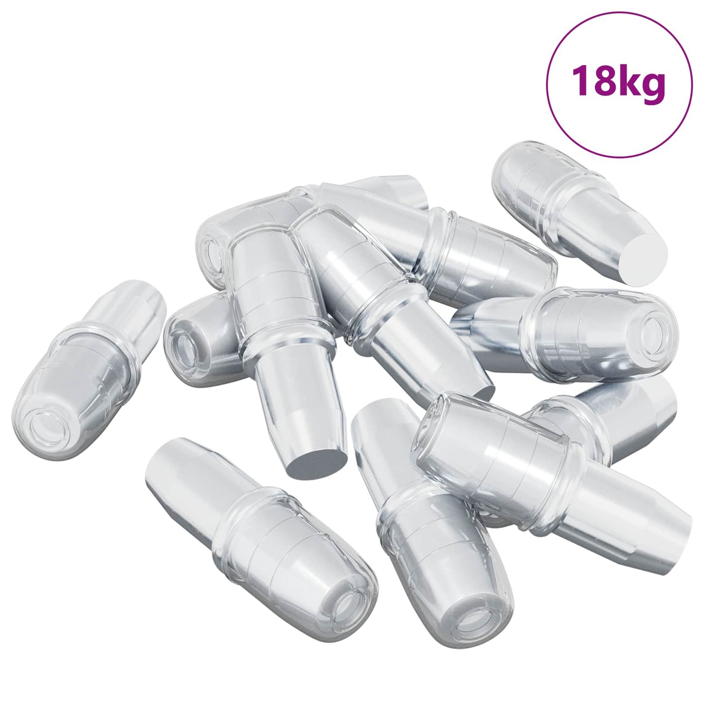 Shelf Peg 7200 pcs Silver 7 x 16 mm Iron