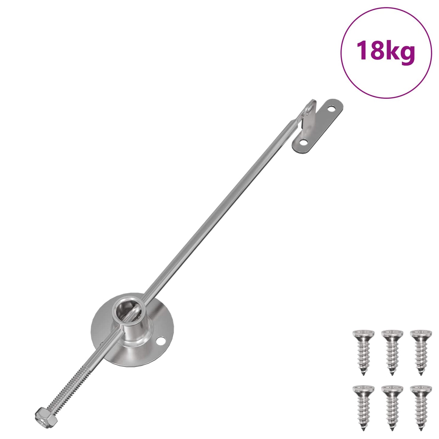 Pull Rod Hinge 439 pcs Silver Iron