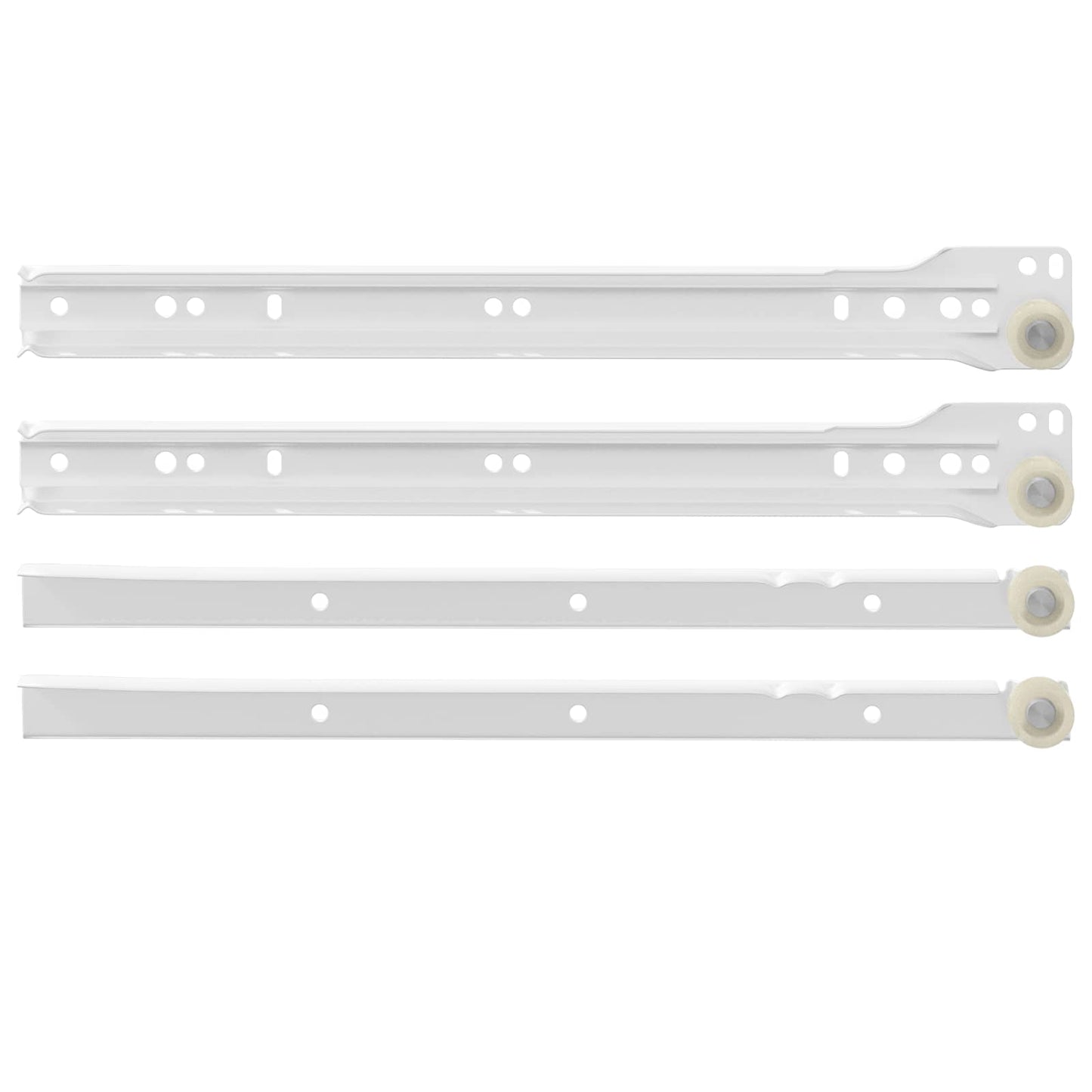Drawer Slide 73 pcs White Steel