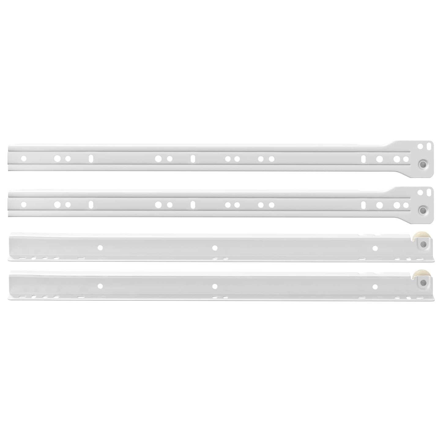 Drawer Slide 55 pcs White Steel