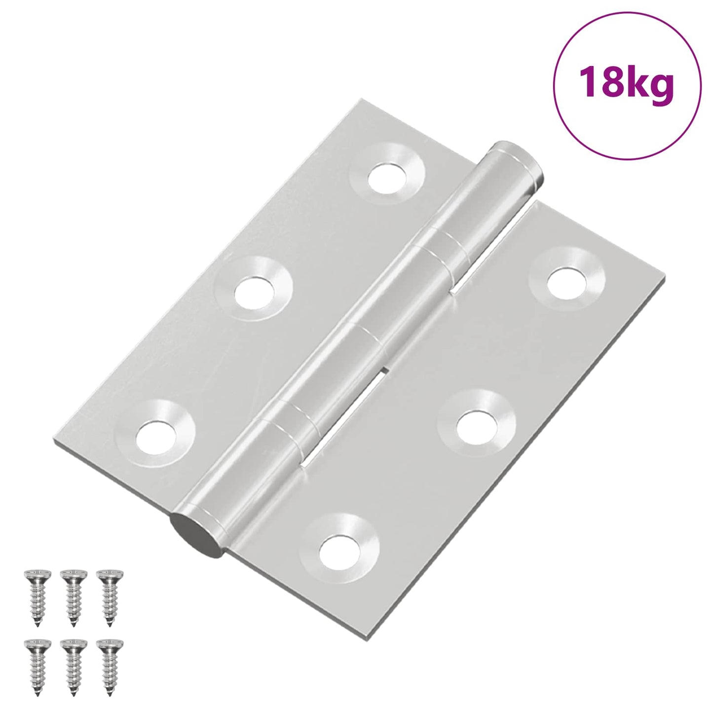 Hinge 720 pcs Silver 50 x 38 x 1.3 mm Steel