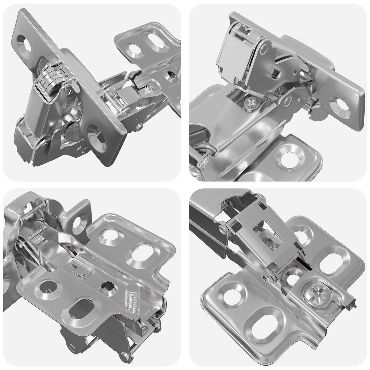 Hinge 126 pcs Nickel 139 x 64.1 x 10 mm Iron