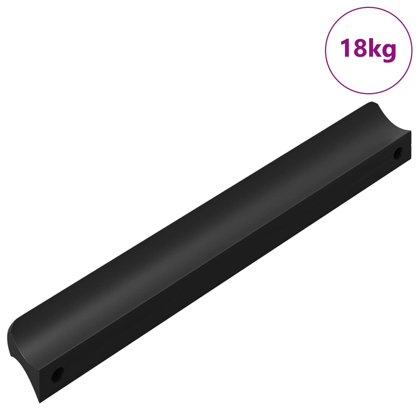 Handle 973 pcs Black 106 x 7.4 x 15.5 mm Aluminium