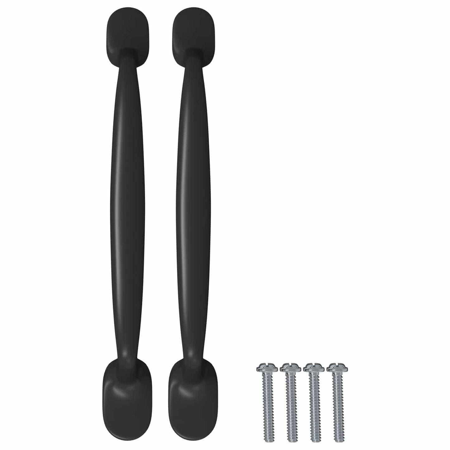 Furniture Handle 250 pcs Black 130 x 19.4 x 22.3 mm Aluminium
