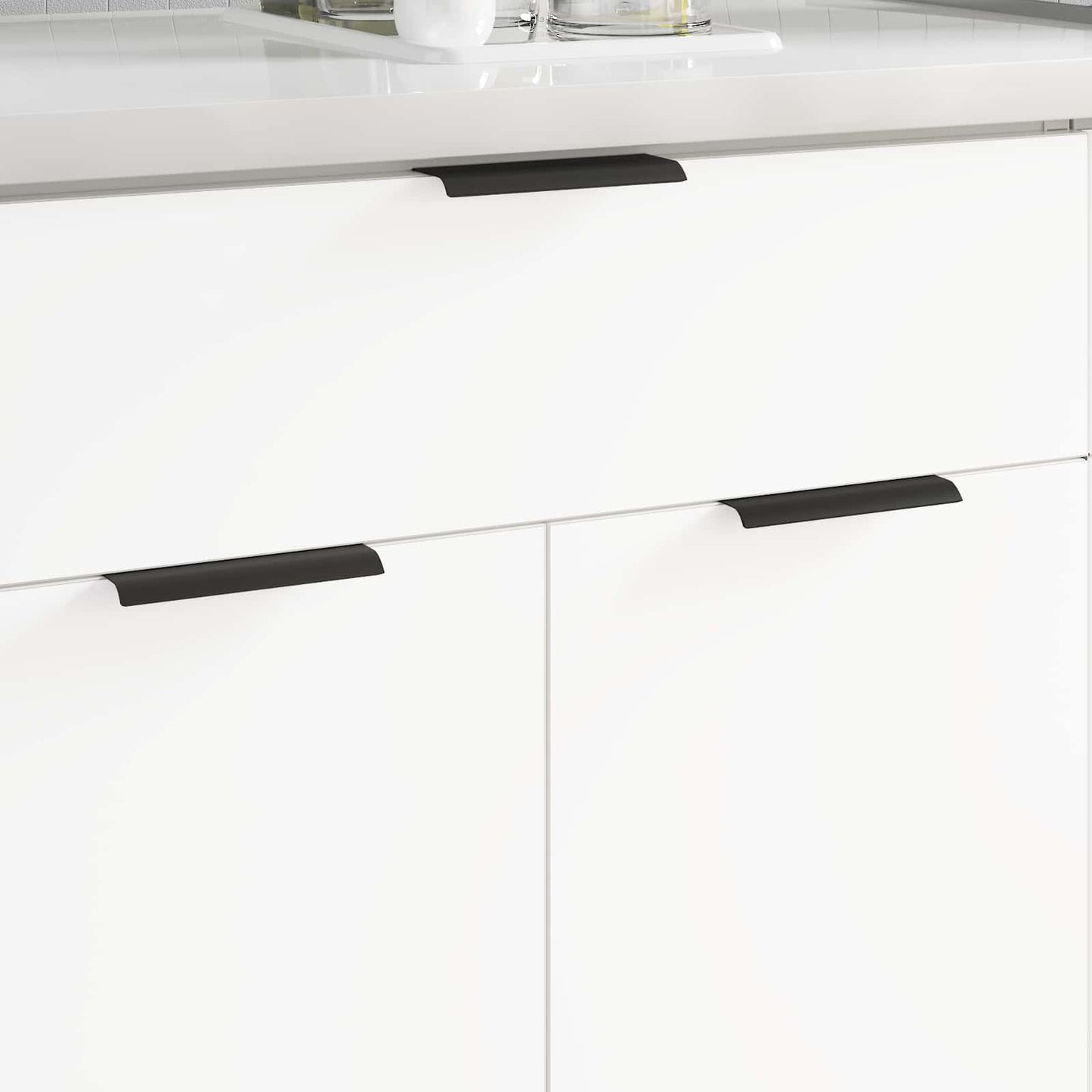 Handle 725 pcs Black 120 x 39.6 x 17 mm Aluminium