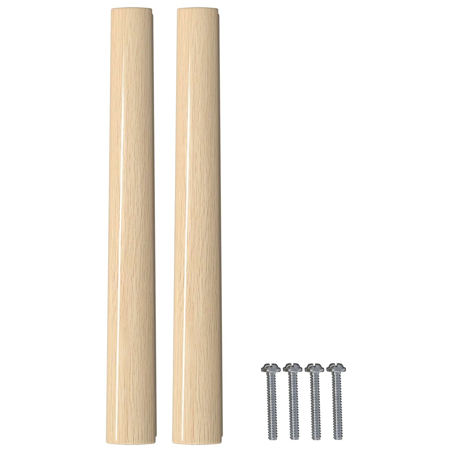 Straight Handle 587 pcs Natural Wood Color 130 x 25 x 30 mm