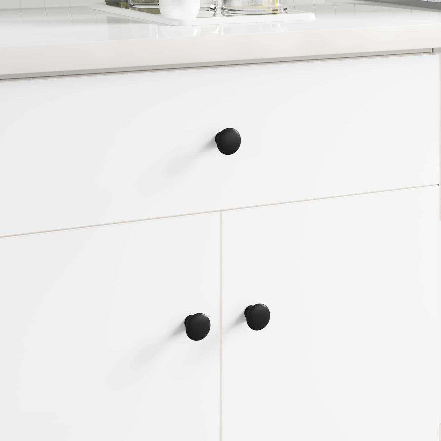 Handle 1461 pcs Black Ø30 mm Aluminium